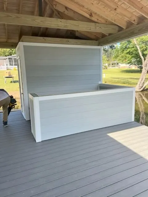 Docks and piers: Twin Lakes work on Lake Gaston