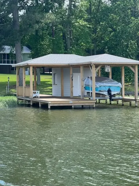 Finished Twin Lakes boathouse, Fox Hollow