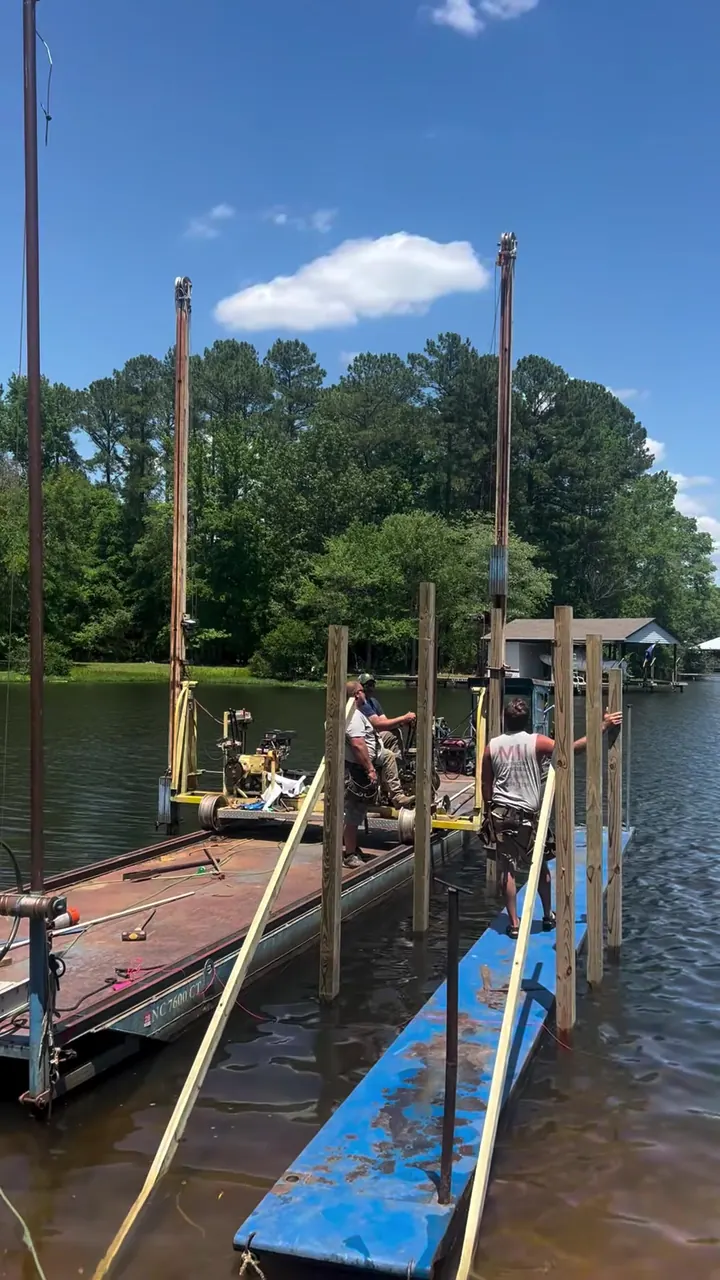 Piles driven, Joyceville, VA, Jun 9, 2026