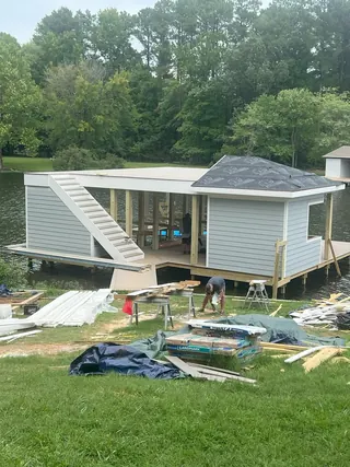 Twin Lakes boathouse, Joyceville